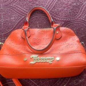 Bright orange juicy couture bag